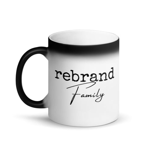 rebrand Family - Matte Black Magic Mug