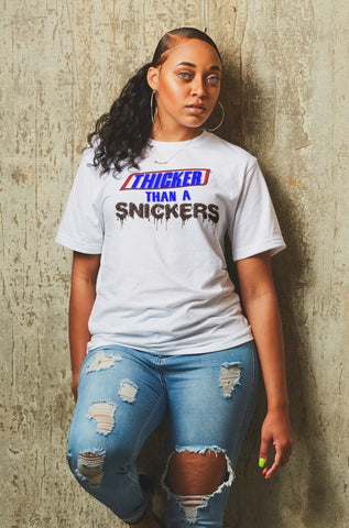 Thicker Than A Snickers - Short-Sleeve Unisex T-Shirt