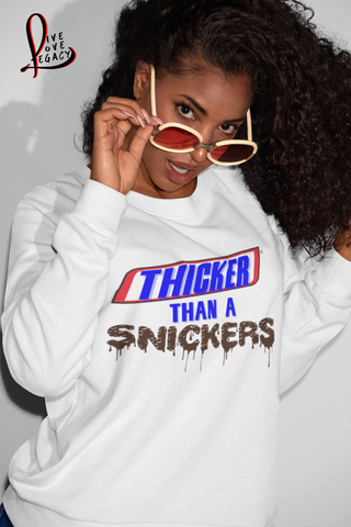 Thicker Than A Snickers - Unisex Fleece Pullover
