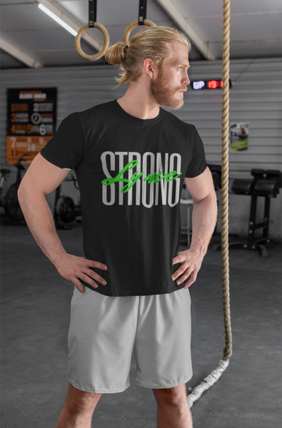 Lyme Strong Cursive - Short-Sleeve Unisex T-Shirt