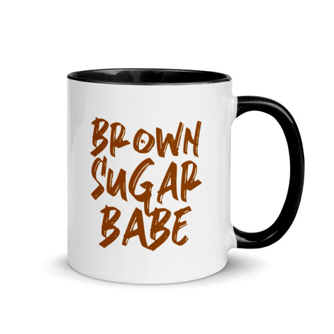 Brown Sugar Babe - 360 Design Mug with Inside and Handle Color