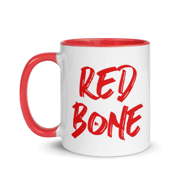 Red Bone - 360 Design Mug with Inside and Handle Color